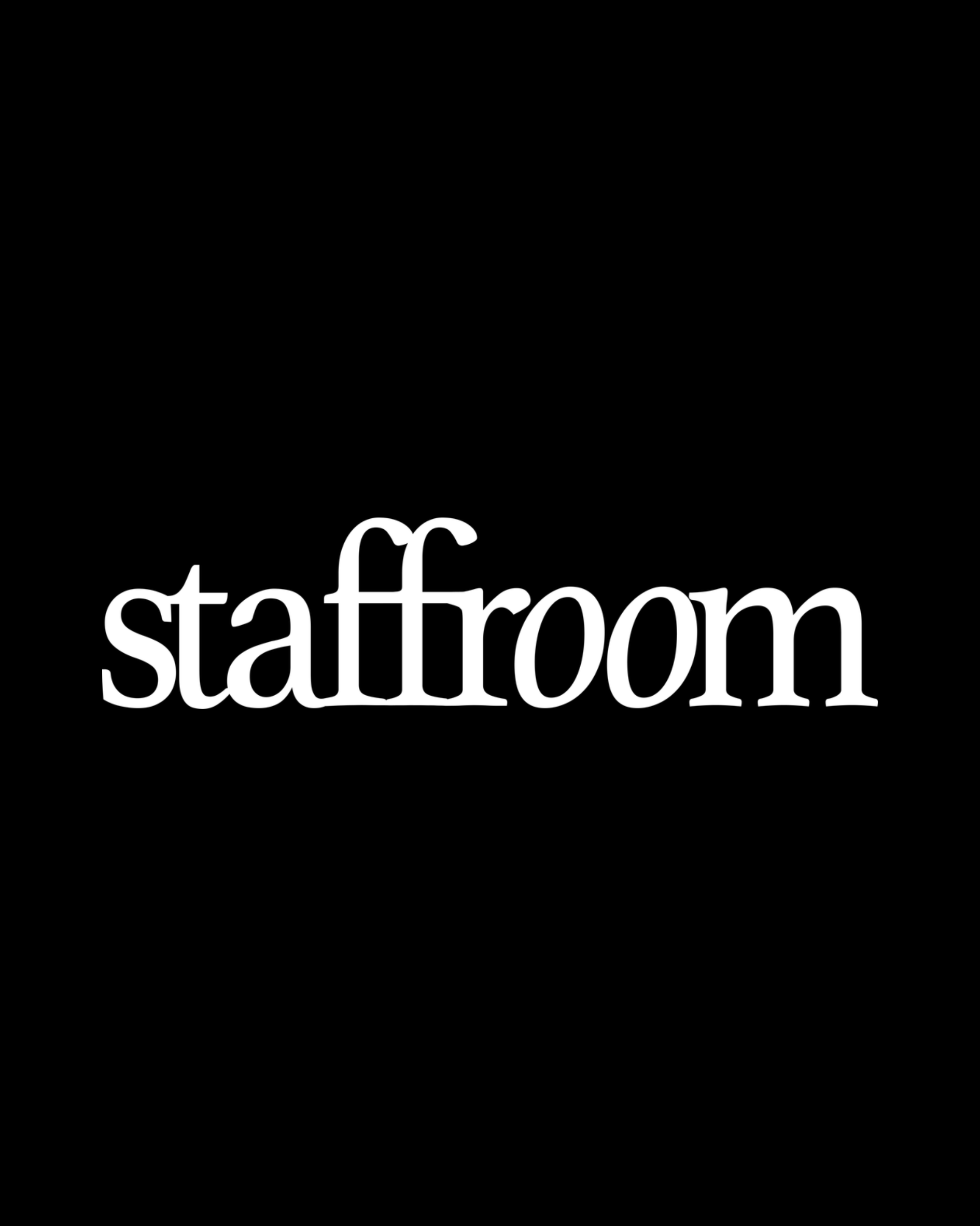 Logo de Staffroom, projet de contenu TikTok lancé par Anso Atelier.